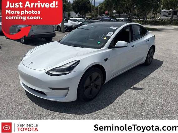 TESLA MODEL 3 2022 5YJ3E1EA3NF101709 image